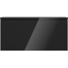 Mexen Orio bathroom cabinet for under sink 100 cm with countertop, 1 drawer, black gloss - 91A10-10047-1-BFC70