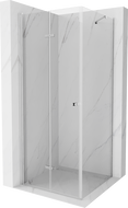 Mexen Lima folding shower enclosure 80 x 80 cm, transparent, chrome - 856-080-080-01-00