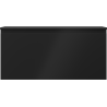 Mexen Orio bathroom cabinet under the sink 100 cm with countertop, 1 drawer, black matte - 91A10-10047-1-BFC71