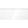 Mexen Orio bathroom cabinet under sink 120 cm with countertop, 1 drawer, white gloss - 91A10-12047-1-BFC00