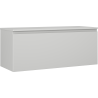 Mexen Orio 120 cm Bathroom Vanity Cabinet with Countertop, 1 Drawer, Matte Gray - 91A10-12047-1-BFC62