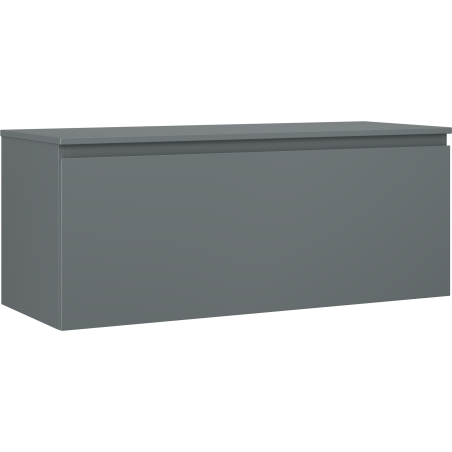 Mexen Orio bathroom vanity 120 cm with countertop, 1 drawer, matte graphite - 91A10-12047-1-BFC66