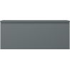 Mexen Orio 120 cm Bathroom Cabinet with Worktop, 1 Drawer, Matte Graphite - 91A10-12047-1-BFC66