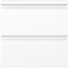 Mexen Orio bathroom cabinet 50 cm with countertop, 2 drawers, white matte - 91A10-05047-2-BFFC01