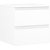 Mexen Orio bathroom cabinet 50 cm with countertop, 2 drawers, white matte - 91A10-05047-2-BFFC01