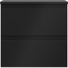 Mexen Orio bathroom cabinet with countertop 50 cm, 2 drawers, black matte - 91A10-05047-2-BFFC71