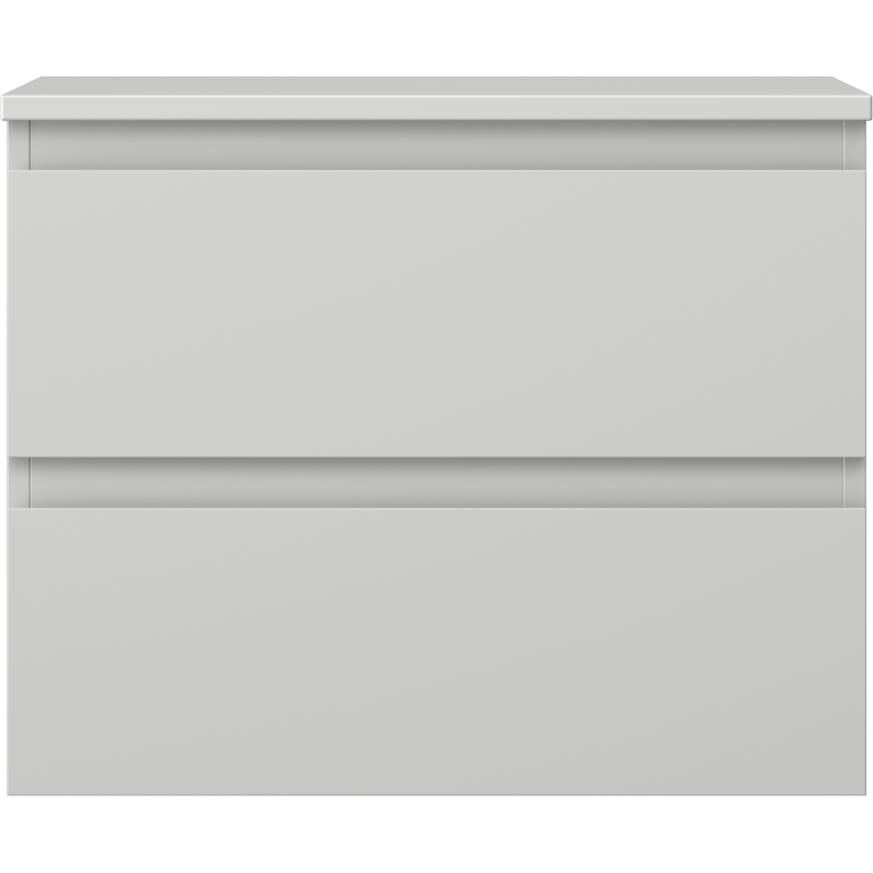 Mexen Orio bathroom cabinet 60 cm with countertop, 2 drawers, grey matte - 91A10-06047-2-BFFC62