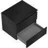 Mexen Orio Bathroom Cabinet Under Sink 60 cm with Countertop, 2 Drawers, Matte Black - 91A10-06047-2-BFFC71