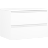 Mexen Orio bathroom cabinet under sink 70 cm with countertop, 2 drawers, white matte - 91A10-07047-2-BFFC01