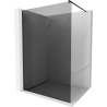 Mexen Kioto Walk-in Shower Wall 80 x 200 cm, Graphite 8 mm, Black - 800-080-101-70-40