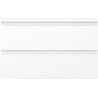 Mexen Orio bathroom cabinet under-sink 80 cm with countertop, 2 drawers, matte white - 91A10-08047-2-BFFC01