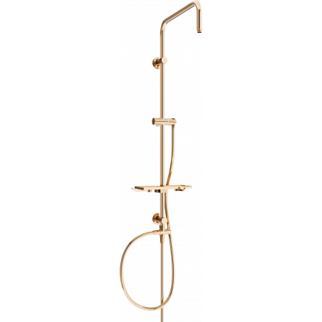 Mexen T shower column, Rose gold - 7939399-60