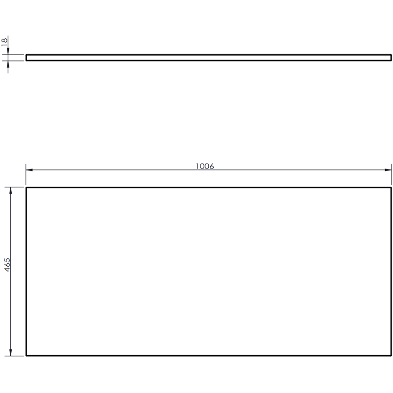 Mexen Orio bathroom cabinet for washbasin 100 cm with countertop, 2 drawers, white gloss - 91A10-10047-2-BFFC00
