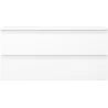 Mexen Orio 100 cm bathroom cabinet with countertop, 2 drawers, white matte - 91A10-10047-2-BFFC01