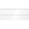 Mexen Orio bathroom cabinet with countertop 120 cm, 2 drawers, white gloss - 91A10-12047-2-BFFC00