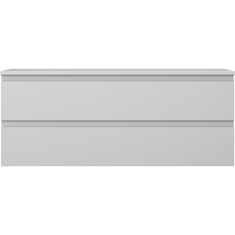 Mexen Orio bathroom cabinet for washbasin 120 cm with countertop, 2 drawers, matt grey - 91A10-12047-2-BFFC62