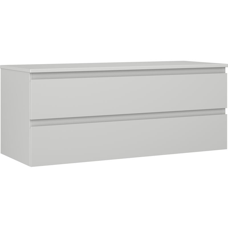 Mexen Orio bathroom cabinet under sink 120 cm with countertop, 2 drawers, gray matte - 91A10-12047-2-BFFC62