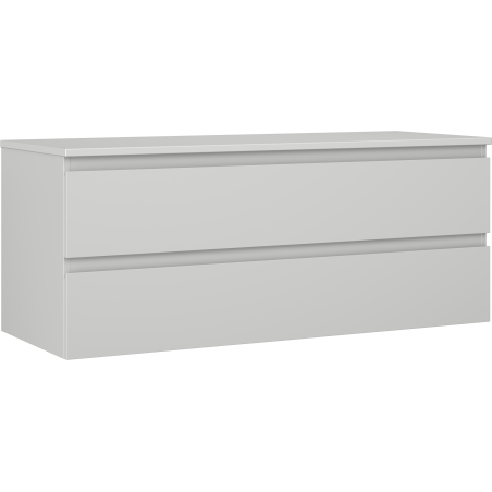 Mexen Orio bathroom cabinet for washbasin 120 cm with countertop, 2 drawers, matt grey - 91A10-12047-2-BFFC62