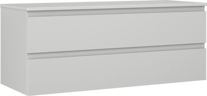 Mexen Orio bathroom cabinet under sink 120 cm with countertop, 2 drawers, gray matte - 91A10-12047-2-BFFC62