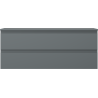 Mexen Orio bathroom cabinet under sink 120 cm with countertop, 2 drawers, matte graphite - 91A10-12047-2-BFFC66