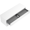 Mexen Orio bathroom cabinet under sink 140 cm with countertop, 2 drawers, matte white - 91A10-14047-2-BFFC01