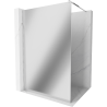 Mexen Kioto shower screen 100 x 200 cm, Mirror 8 mm, Chrome - 800-100-101-01-50