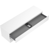 Mexen Orio bathroom cabinet for under-sink 160 cm with countertop, 2 drawers, white matte - 91A10-16047-2-BFFC01