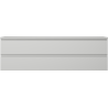 Mexen Orio bathroom cabinet with countertop 160 cm, 2 drawers, matte gray - 91A10-16047-2-BFFC62