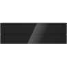 Mexen Orio bathroom cabinet for sink 160 cm with countertop, 2 drawers, black gloss - 91A10-16047-2-BFFC70