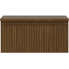 Mexen Rivel bathroom cabinet for washbasin 50 cm with countertop, 1 drawer, grooved, walnut - 91A20-05023-1-BFC86
