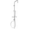 Mexen T shower column, gun gray brushed - 7939399-66