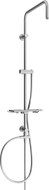 Mexen T shower column, gun gray brushed - 7939399-66