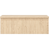 Mexen Rivel 70 cm Bathroom Cabinet with Countertop, 1 Drawer, Grooved, Oak - 91A20-07023-1-BFC81