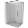 Mexen Rox L sliding shower cabin 105 x 95 cm, transparent, gun metal - 8C2L-105-095-95-00