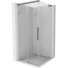 Mexen Rox L 100 x 100 cm Sliding Shower Enclosure, Transparent, Gun Metal - 8C2L-100-100-95-00