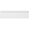 Mexen Rivel bathroom cabinet for countertop 100 cm with top, 1 drawer, grooved, white matte - 91A20-10023-1-BFC01