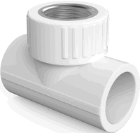 Mexen PPR welded tee for pipes 50 x 5/4 F x 50 - W97332-5064F20-00