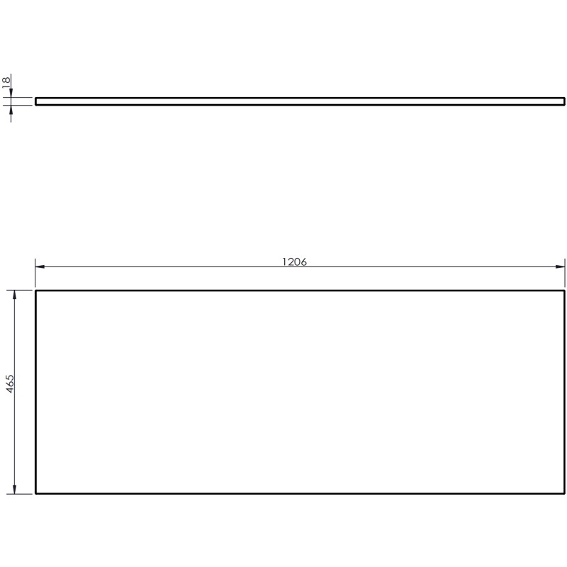 Mexen Rivel 120 cm Under-Sink Bathroom Cabinet with Countertop, 1 Drawer, Grooved, White Matte - 91A20-12023-1-BFC01