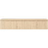 Mexen Rivel bathroom cabinet for washbasin 120 cm with countertop, 1 drawer, grooved, oak - 91A20-12023-1-BFC81