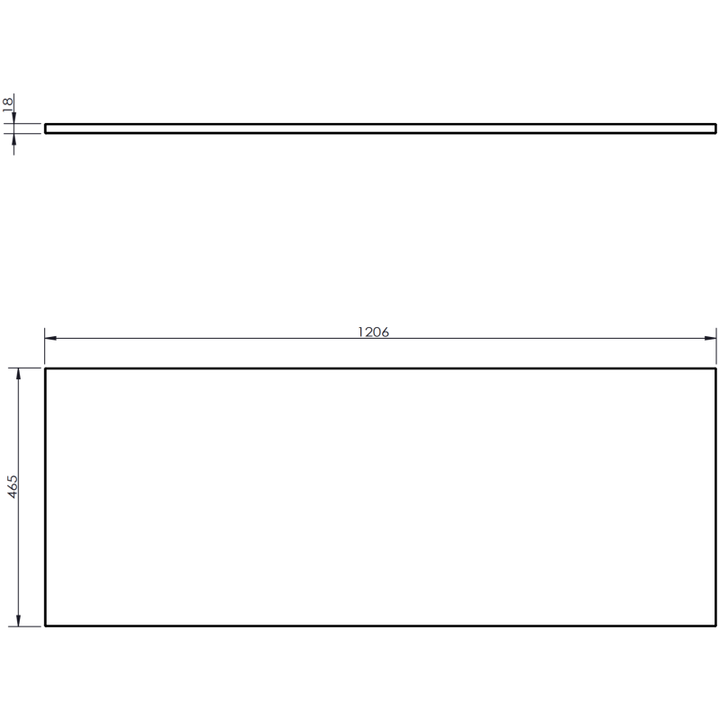 Mexen Rivel 120 cm bathroom cabinet with countertop, 1 drawer, fluted, oak - 91A20-12023-1-BFC81