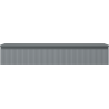 Mexen Rivel 140 cm under-sink bathroom cabinet with countertop, 1 drawer, fluted, matte graphite - 91A20-14023-1-BFC66