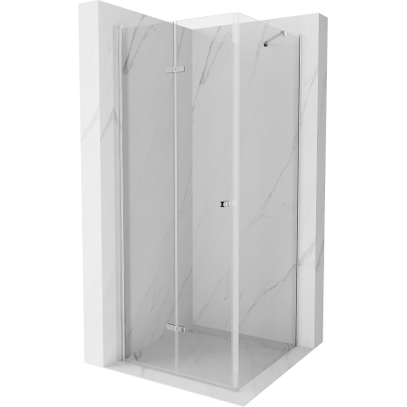 Mexen Lima folding shower enclosure 120 x 120 cm, transparent, chrome - 856-120-120-01-00