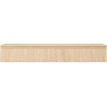 Mexen Rivel bathroom cabinet under the sink 160 cm with countertop, 1 drawer, grooved, oak - 91A20-16023-1-BFC81