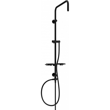 Mexen T shower column, Black - 7939399-70