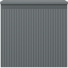 Mexen Rivel bathroom cabinet for under-sink 50 cm with countertop, 1 drawer, grooved, matte graphite - 91A20-05047-1-BFC66