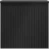 Mexen Rivel bathroom cabinet for washbasin 50 cm with countertop, 1 drawer, grooved, black matte - 91A20-05047-1-BFC71