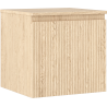 Mexen Rivel bathroom cabinet under the sink 50 cm with countertop, 1 drawer, grooved, oak - 91A20-05047-1-BFC81