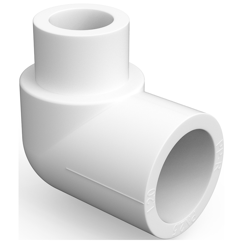 Mexen PPR welded elbow 90° for PPR pipes 20 x 20, PN25 - W97335-2020-00