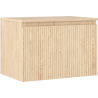 Mexen Rivel bathroom cabinet under a 70 cm sink with countertop, 1 drawer, grooved, oak - 91A20-07047-1-BFC81