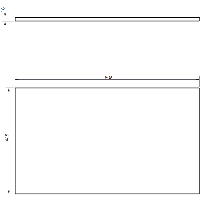 Mexen Rivel bathroom cabinet for washbasin 80 cm with countertop, 1 drawer, grooved, grey matt - 91A20-08047-1-BFC62
